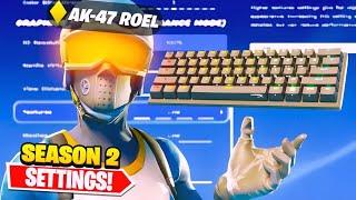 THE BEST Chapter 5 PC Keyboard & Mouse Settings Sensitivity + Keybinds In Fortnite 