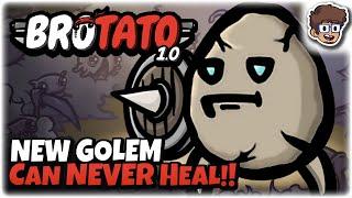 NEW Golem Character Can NEVER Heal  Brotato 1.0