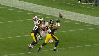 STEELERS DOUBLE INTERCEPTION IS A PICK 6