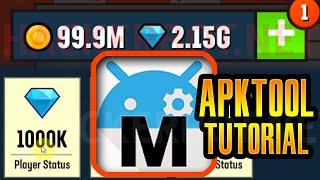 How to Hack Android Games using APKtool M  Ho to create Mod APK Tutorial 2024