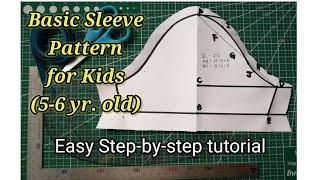 Basic Sleeve Pattern - Easy Step-by-step tutorial increasing and decreasing size included