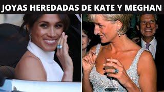 Todas Las Joyas Que Heredaron Kate Middleton y Meghan Markle De La Princesa Diana