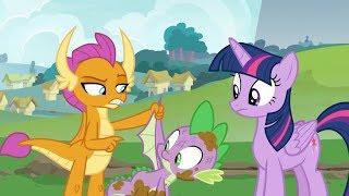 Twilight & Smolder teach Spike to fly