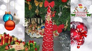 Christmas diy - Yılbaşı çam ağacı yapımı Karton ve yün ipten ️