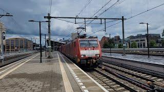DBC 189 046 + 189 034 met de Dillingen Ertstrein te Tilburg