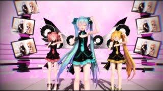 MMD 今好きになる Miku・Teto・Neru