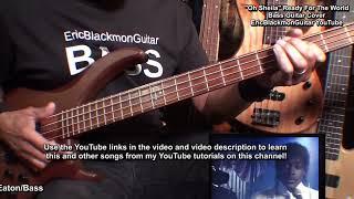 OH SHEILA Ready For The World Bass Guitar Cover LESSON LINK@ericblackmonmusicbass9175