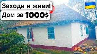  Заходи и живи Дом в селе за 1000$ Продажа недвижимости за копейки Всё есть Уютное тихое село