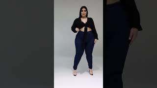 Plus Size Jeans Black Dress  Black Colour Dress Fashion Design  #fashion  #viralvideos