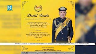 PM rafak sembah dan zahir ucapan tahniah sempena Ulang Tahun Hari Keputeraan Rasmi YDP Agong