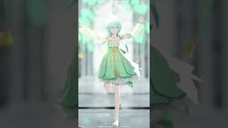 MMD ハオHao - YYB Miku essence of Plumeria #shorts #mmd #初音ミク