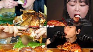 اصوات الاكل الحقيقيةاصوات الاكل الدجاجة المشويةAsmr eating chickenاتحداك ماتجووع