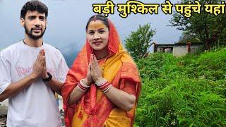शादी के बाद पतिदेव जी के साथ पहली बार गई यहां  Preeti Pahadi lifestyleTriyuginarayan