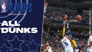 Ja Morant ALL 8 Dunks From 2021-22 NBA Playoffs  King of NBA