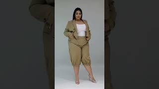 Plus Size Ty Coon Short Set Fashion  Fashion Q  #shortsvideo