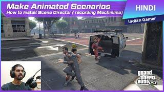 GTA 5- How Make Animated Scenarios With Characters Like @TechnoGamerzOfficial  Scene Director Mod