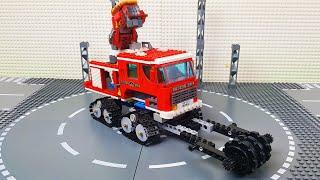 Lego Experimental Fire Truck and Cars for Kids  Funny Cartoon For Children