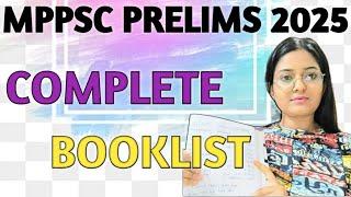 Mppsc Prelims 2025Mppsc BooklistMppsc Pre 2025Mppsc NotificationMppsc ExamMppsc।Mppsc Pre 2025