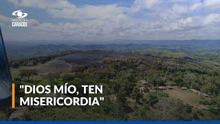 Así fue registrada la erupción del volcán Los Aburridos en Turbo