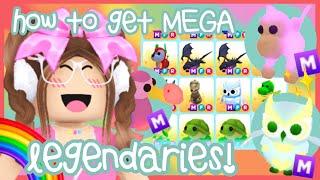 How To Get MEGA LEGENDARY Pets In Adopt Me Roblox  AstroVV