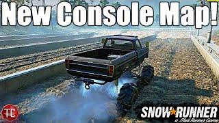 This NEW Testing Map for CONSOLE has a MUD DRAG STRIP? SnowRunner Mods