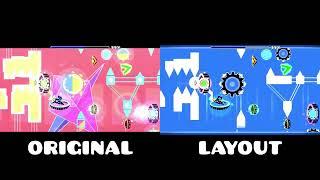 poocubed Original vs Layout  Geometry Dash Comparison