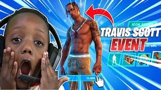 SNEAKING On Fortnite To Watch TRAVIS SCOTT EVENT *SORRY MOM*