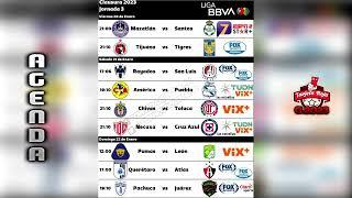 LIGA MX FECHAS HORARIOS Y CANALES PARA VER LA JORNADA 3 DEL CLAUSURA 2023