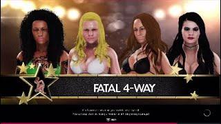 Paige vs Keri Spectrum vs Maui vs Cail Logan  Bikini Match  Requested Match WWE2K20