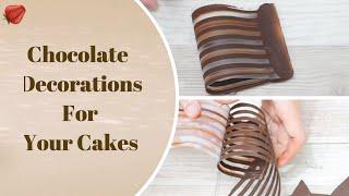 Learn how to make amazing chocolate decorations for your cakes cupcakes & desserts.