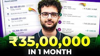 How I earned 35 Lakhs in 1 month as a Remote Software Developer