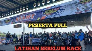 suasana latihan sebelum race drag bike fanterra championship 2022