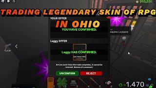 TRADING LEGENDRY SKIN OF RPG IN ROBLOX OHIO by universal gaming #roblox #ohio