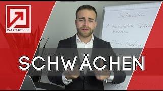 Vorstellungsgespräch - Stärken und Schwächen ► Welche Schwächen haben Sie?