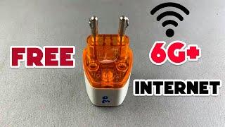 Get Unlimited Free internet 6G+ LTE  At Home 100%