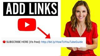 MUST KNOW Trick For Adding Clickable Links to YouTube Description + CLICKABLE LINKS TO YOUR VIDEOS