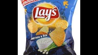 Обзор на чипсы Lays со вкусом сметана и лук