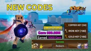 *NEW CODES* ALL WORKING CODES IN KING LEGACY 2024  KING LEGACY CODES GATE