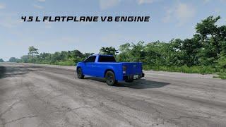 What if V8 Truck Engine Had Flatplane Crankshaft Instead Of Crossplane Part 1 ? Automation & BeamNG