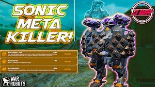 WR This Sonic Rook Build is INSANE against META war robots Update 10.1 rook gameplay #warrobots