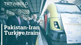 Train linking Pakistan Iran and Turkiye has arrived in Ankara