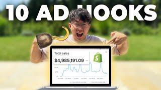 $1000000 Ad Hooks for your Facebook Ads Shopify Dropshipping