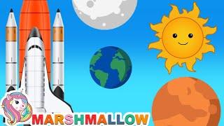 Lets Build A Spaceship  Space Song  Marshmallow Kids Songs & Nursery Rhymes