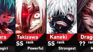 Strongest Ghouls in Tokyo Ghoul