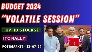 Budget 2024 - தாக்குப்பிடித்து நின்ற பங்குச்சந்தை? Tamil  Top 10 Stocks  Nirmala Sitaraman