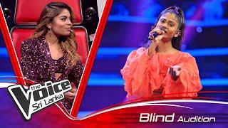 Shehara Baduge  Tere Mere Beech Mein  Blind Auditions  The Voice Sri Lanka