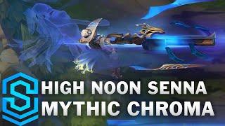 Mythic High Noon Senna Chroma Comparison - PBE Preview  League of Legends  Mythic Chroma