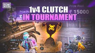 15 K TOURNAMENT SHOWDOWN - 1V4 CLUTCH @h2rChirag BGMI