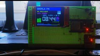 yoRadio - ESP32 - PCM5102A - IR Remote - handmade PCB.