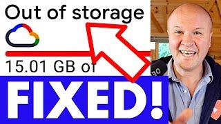 How to fix your Google storage space forever... for free